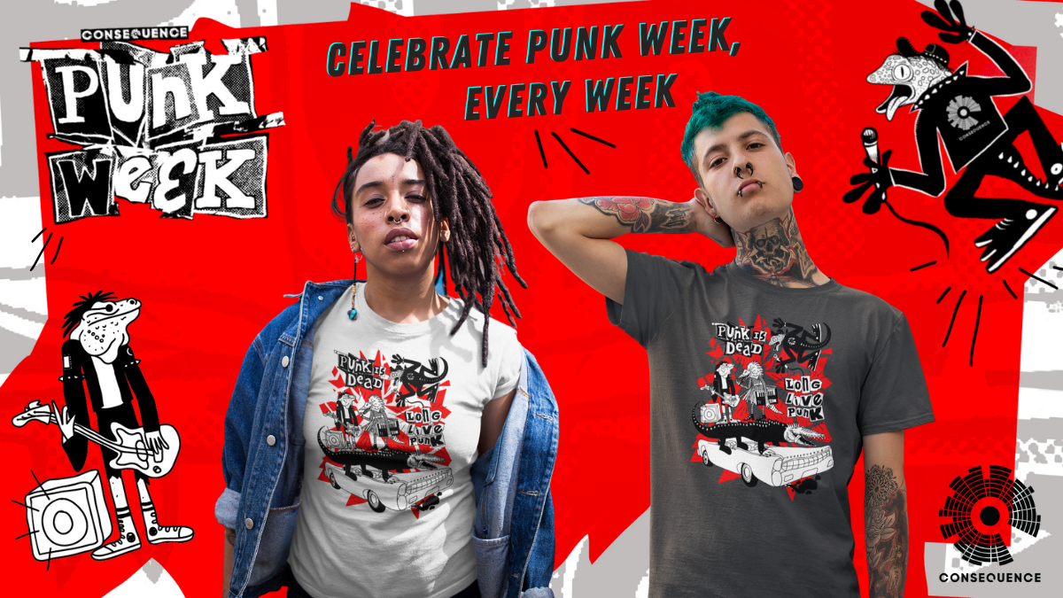 punk is dead long live punk t-shirt punk week consequence critter shirt tee t-shirt