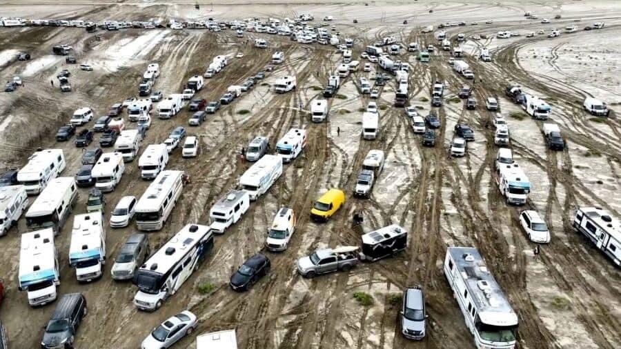 Burning Man RVs