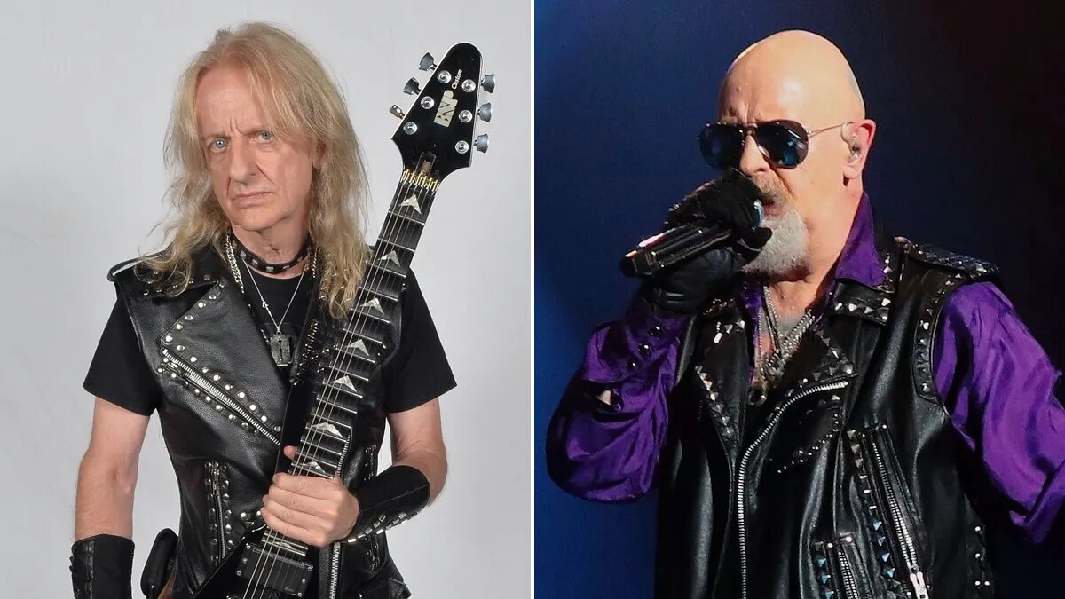 K.K. Downing and Rob Halford