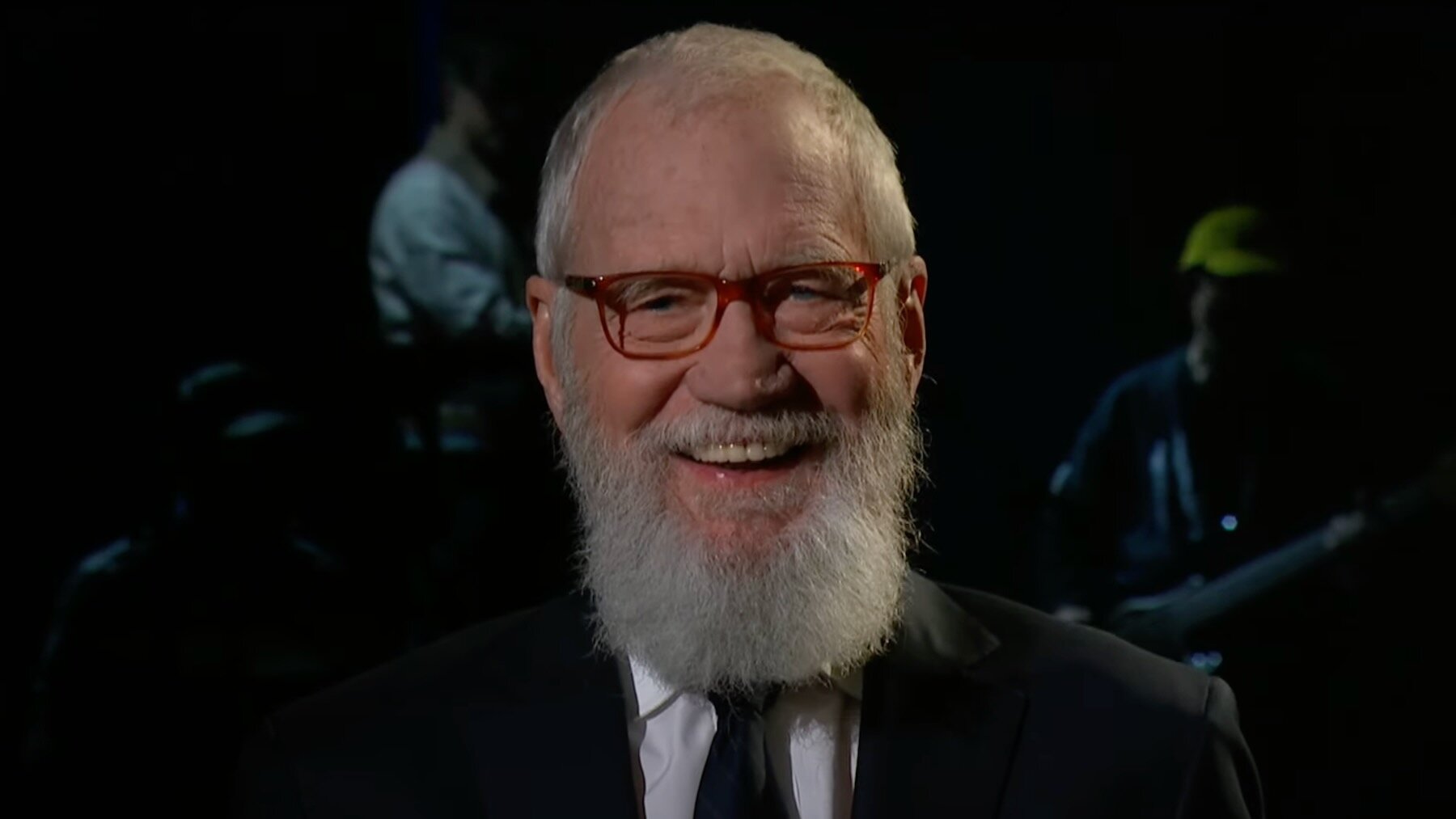 David Letterman introduces The National on Late Show