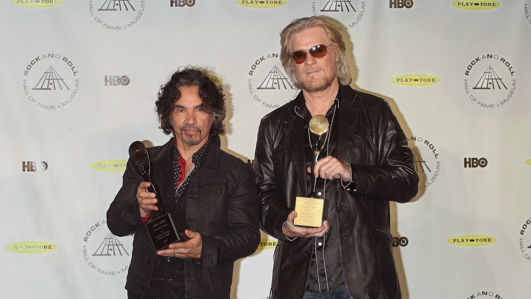 Hall and Oates at Rock and Roll Hall of Fame induction ceremony