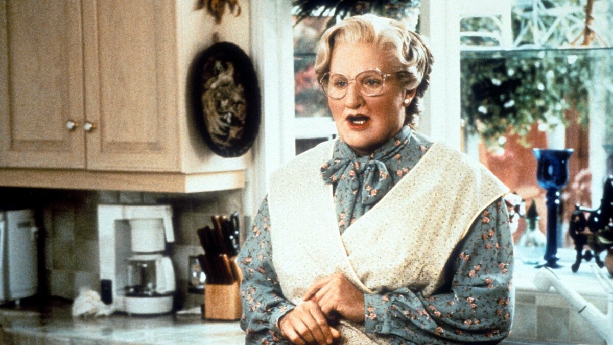 mrs doubtfire 2 million feet film robin williams chris columbus movie film comedy news