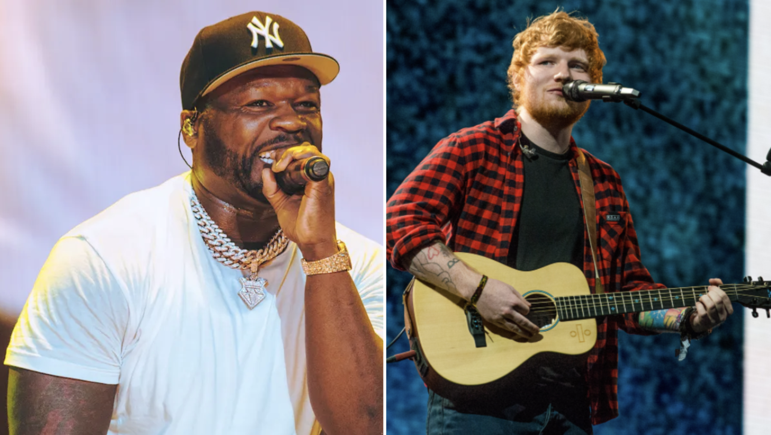 ed sheeran 50 cent final lap tour surprise performance