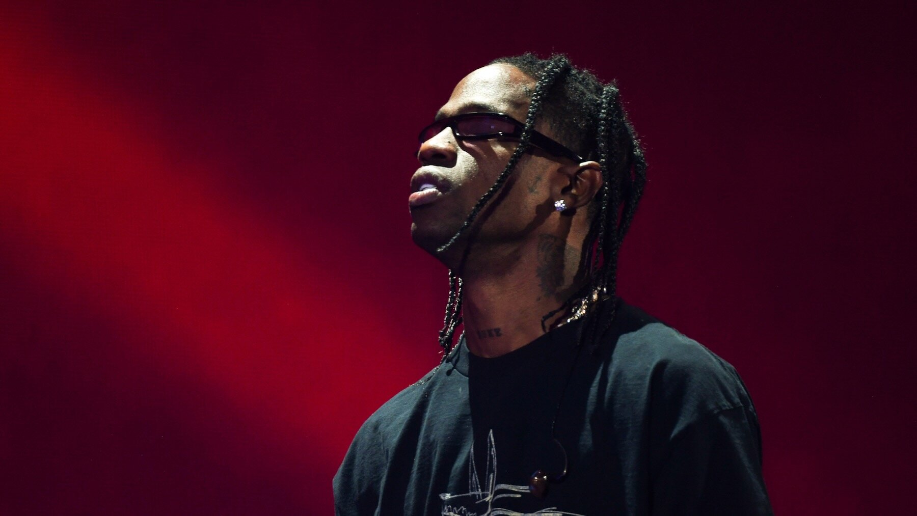 Travis Scott at iHeartRadio Music Festival