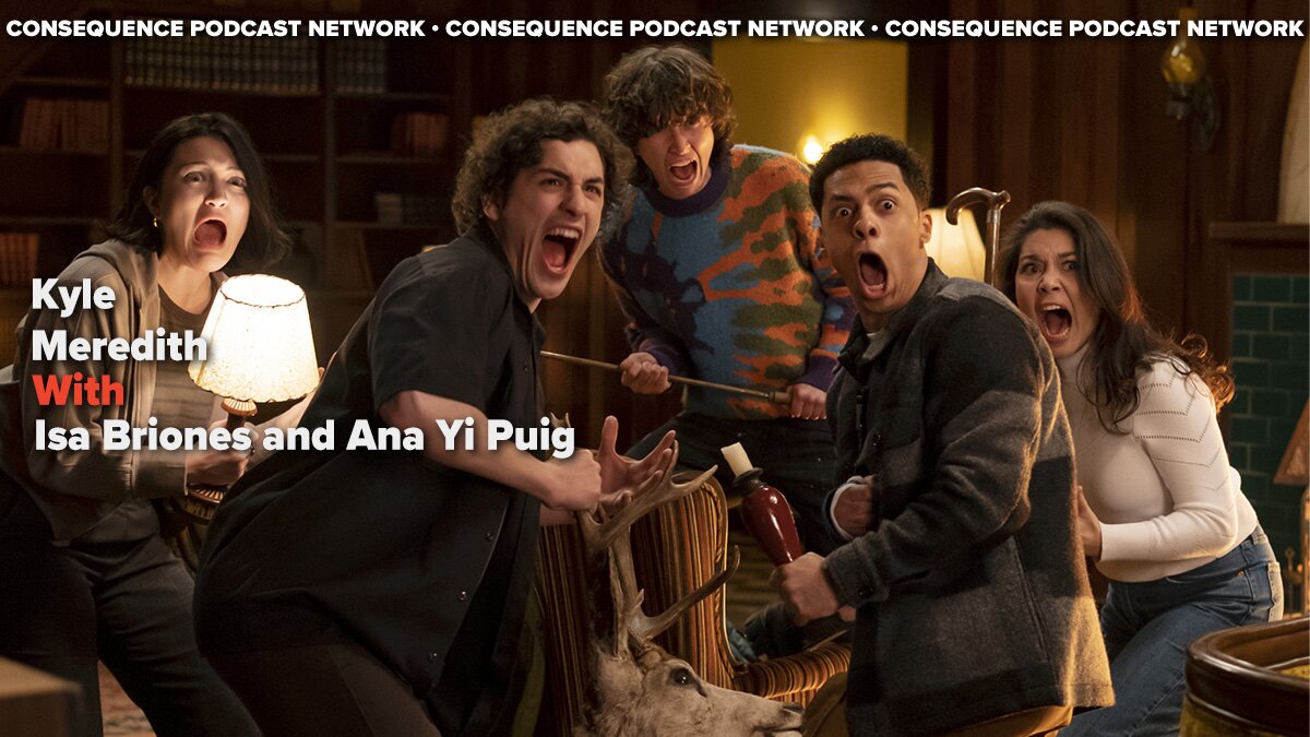 goosebumps 2023 Isa Briones and Ana Yi Puig disney+ podcast interview